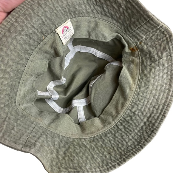 Vintage Gone Fishin’ Get Used To It Bucket Sun Hat L/XL 1990s Funny Gift Summer - Picture 14 of 14